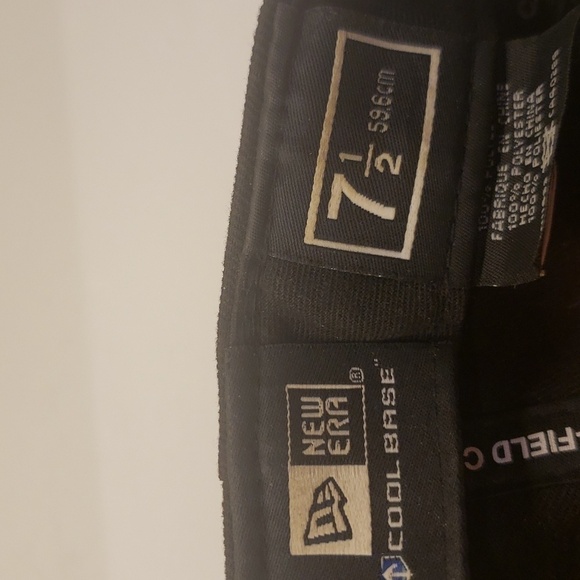 NEW Era Official On-Field Cap San Francisco Giants Baseball Cap Black Oran - Picture 8 of 9